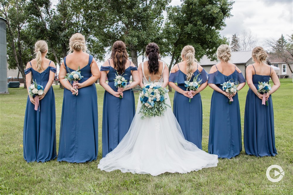 blue wedding