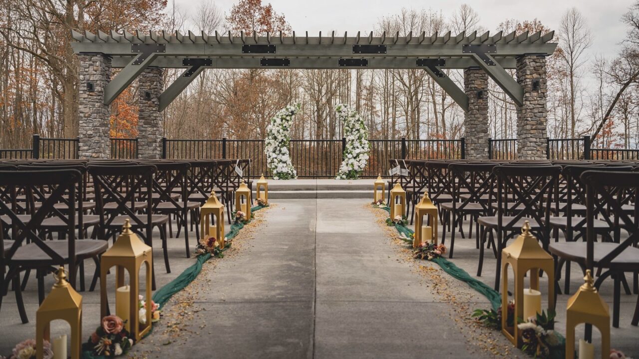 ceremony space at reserve at stone creek