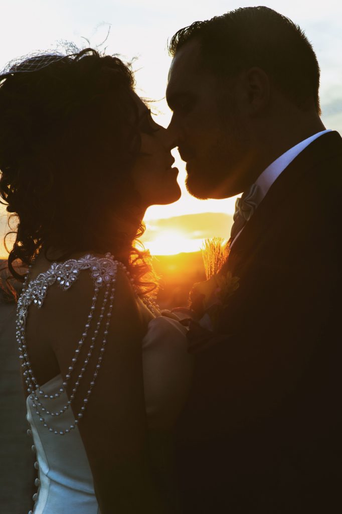 Albuquerque Sheraton Uptown wedding photographer bride and groom