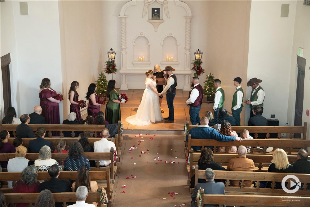 Rustic Winter Wedding in Old Town Albuquerque