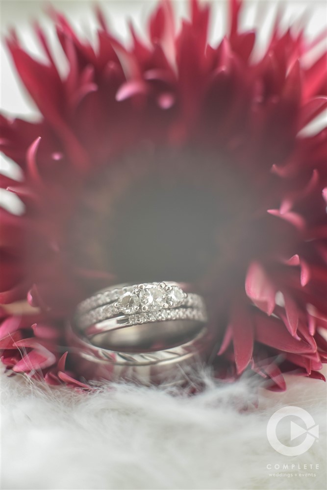 Ring Detail with Red Flower