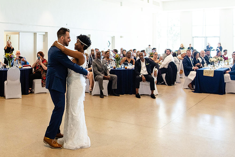 First Dance inside wedding venue