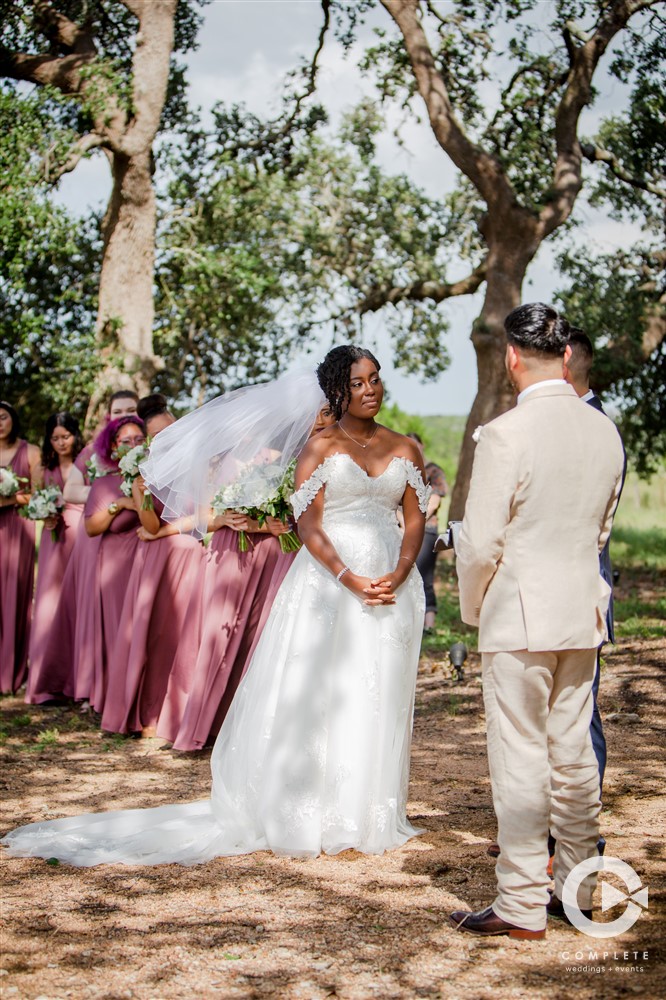 outdoor wedding ceremony