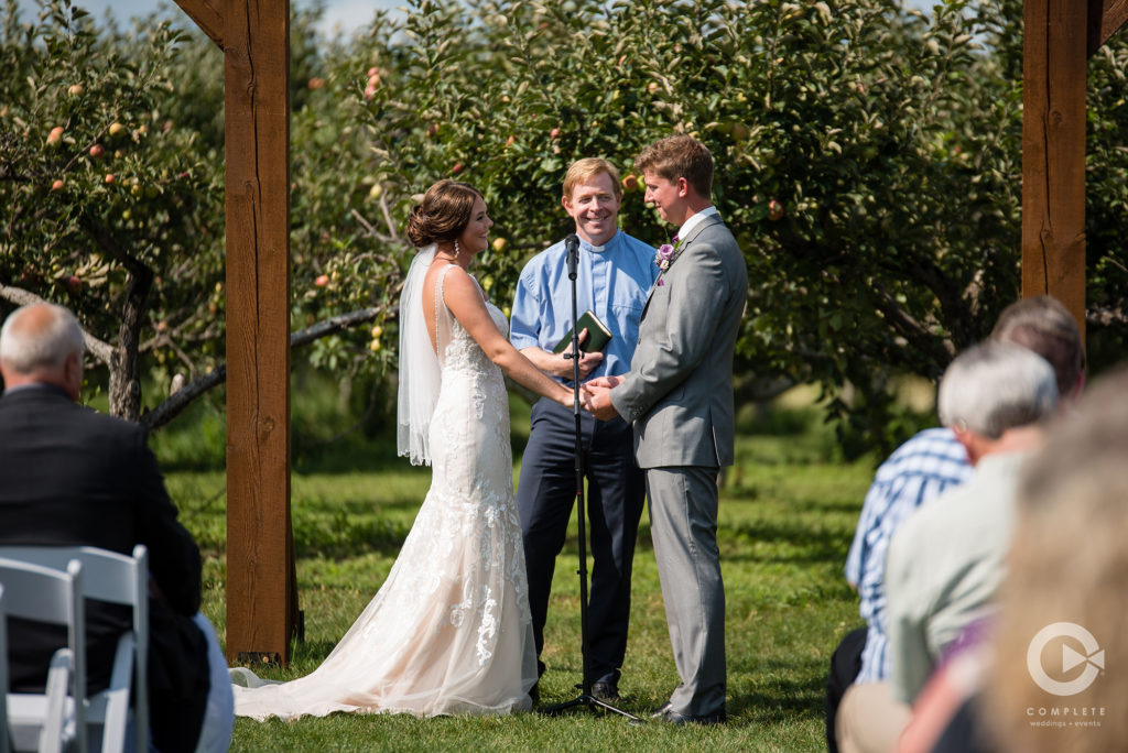outdoor ceremony vows