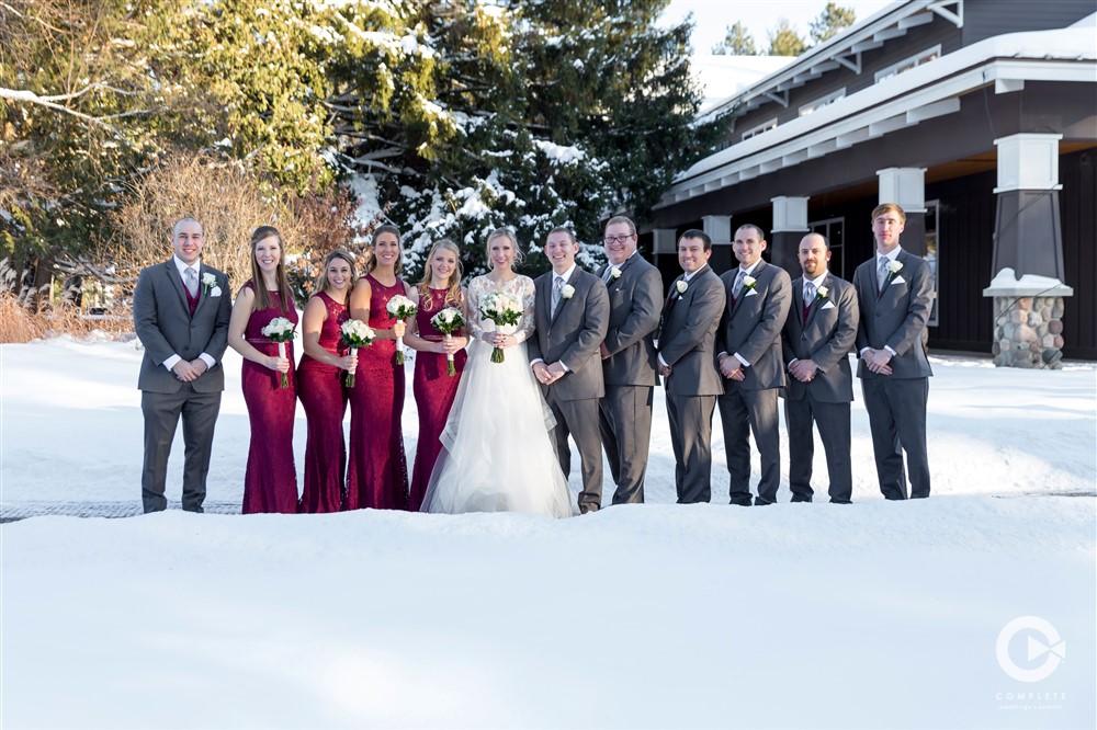 Winter Wedding, Wedding Party