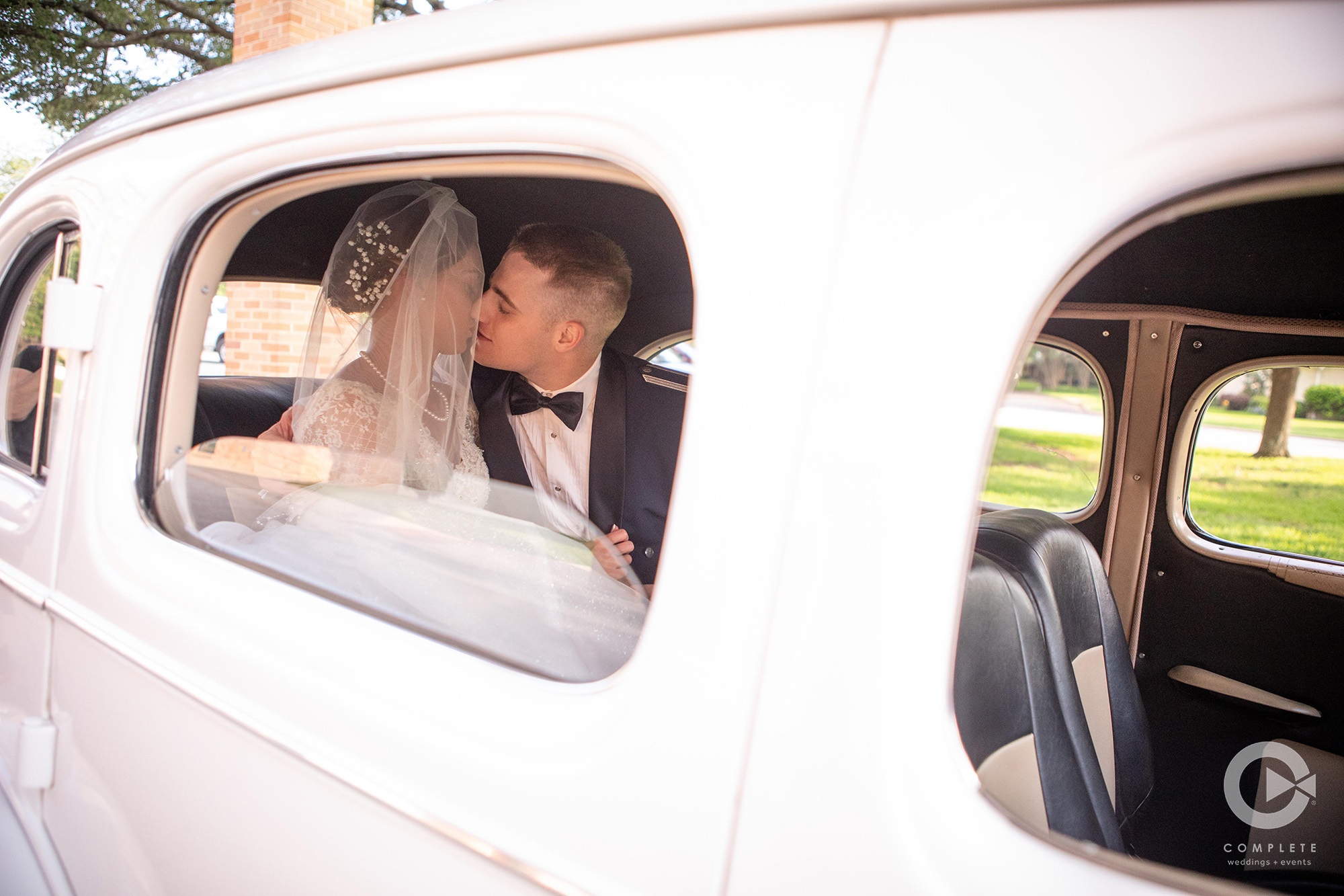 Wedding Planning Checklist | Bride + Groom in car
