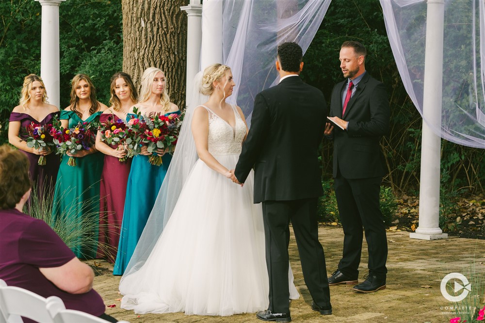 wedding ceremony with moroccan colors