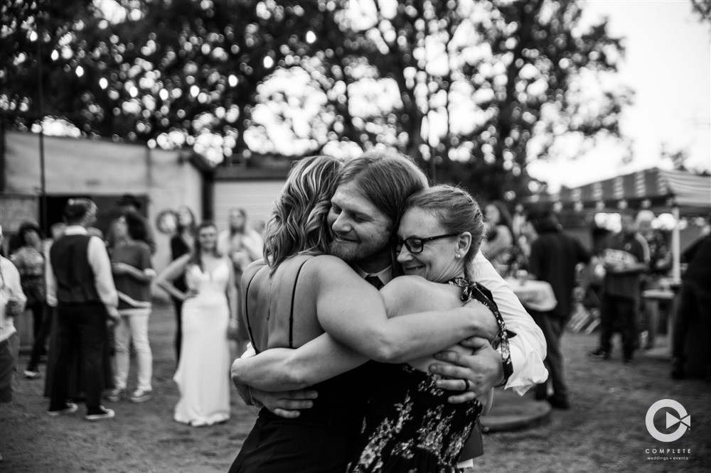 wedding hugs