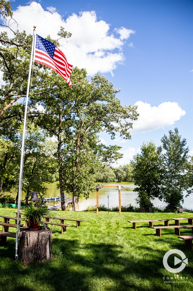 clear lake wedding ceremony