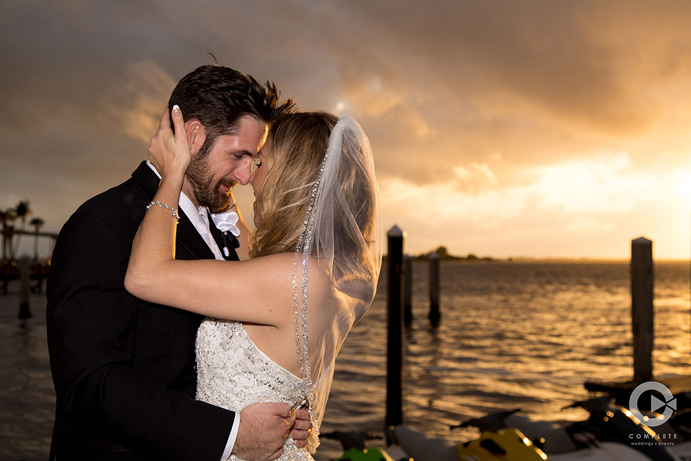 water views - wedding photo