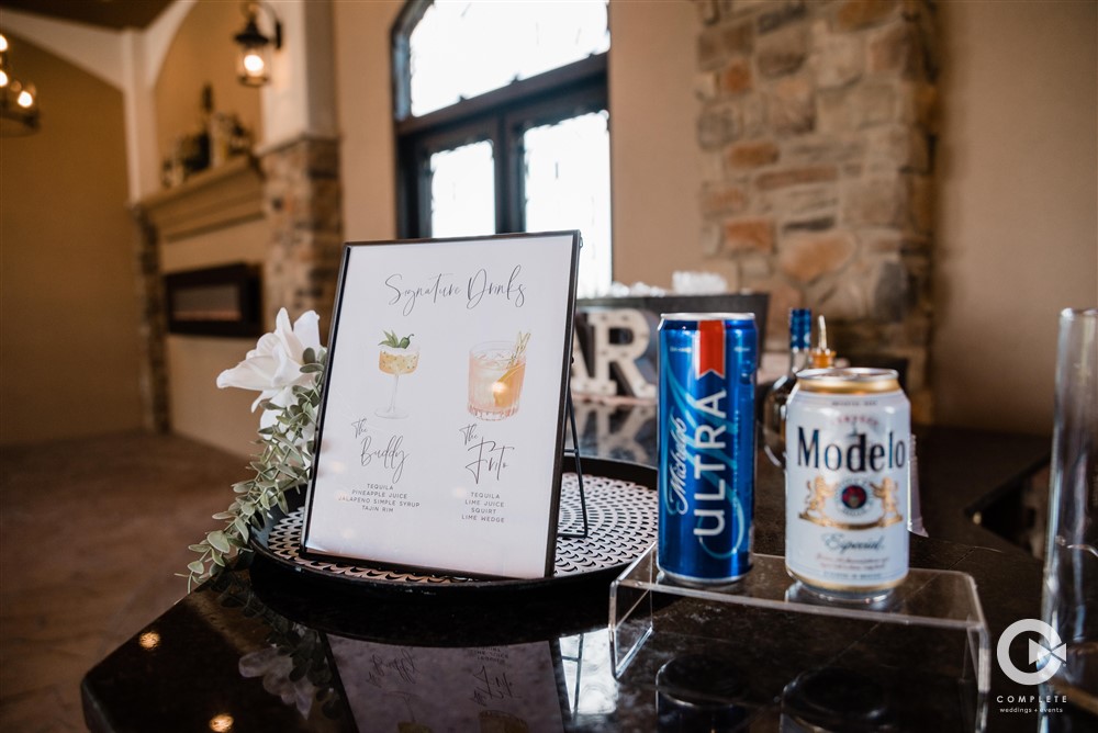 wedding signature drinks