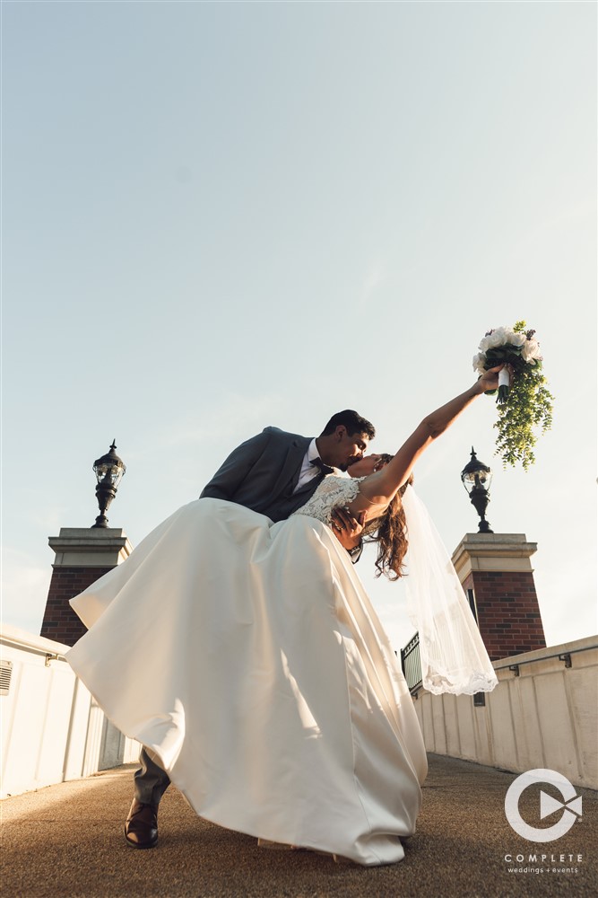 National Wedding Planning Day! Wedding Couple Dip Pose