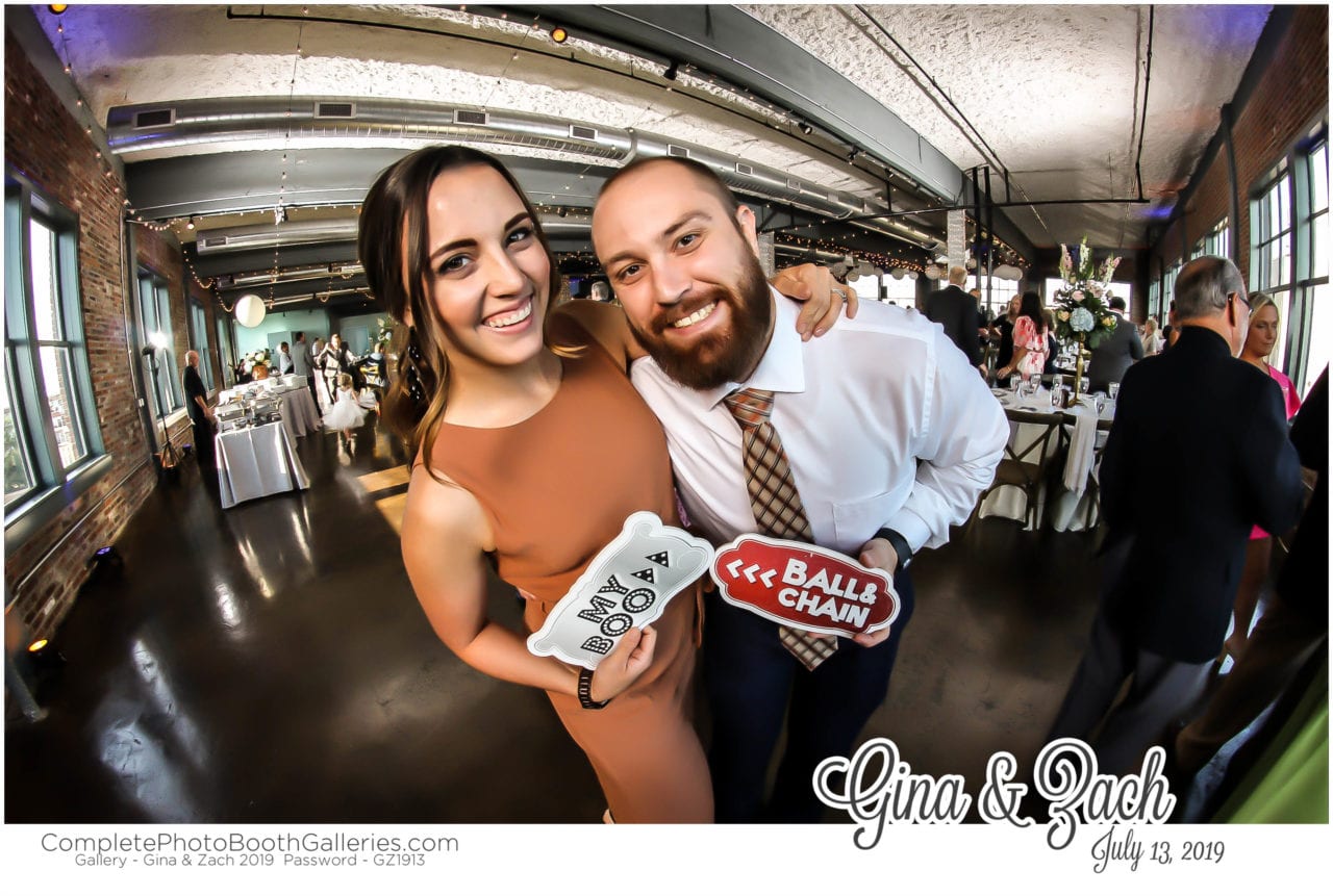 Wedding Guests using Photo Booth