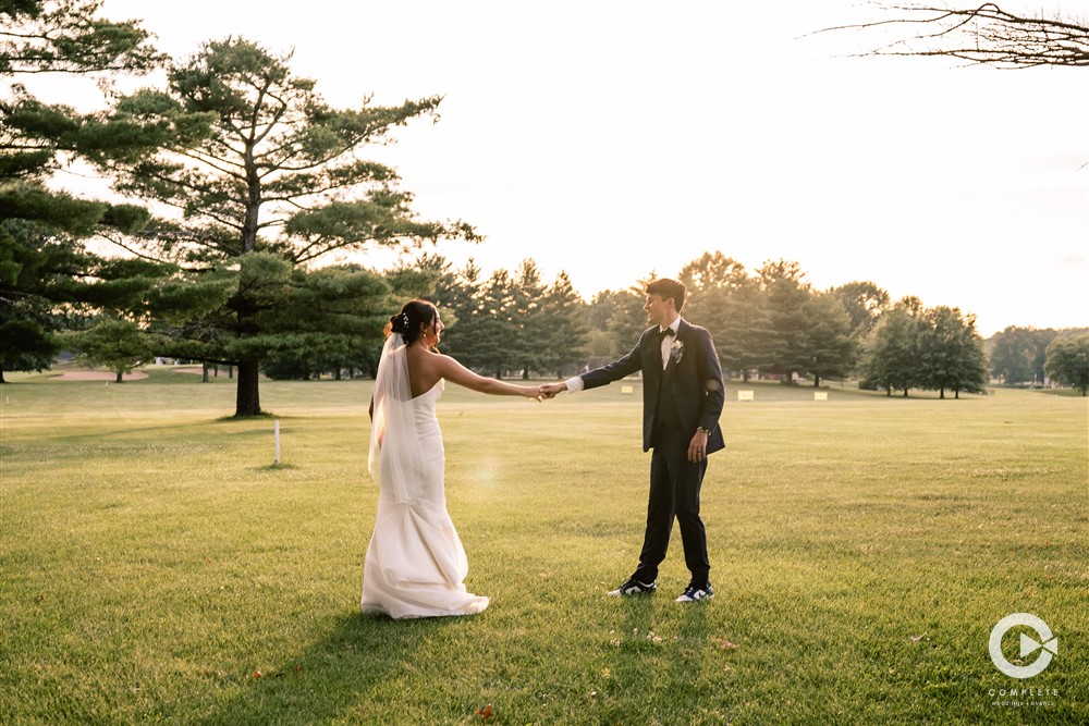 Bryce + Abigail's Summer Wedding at The Rail Golf Club
