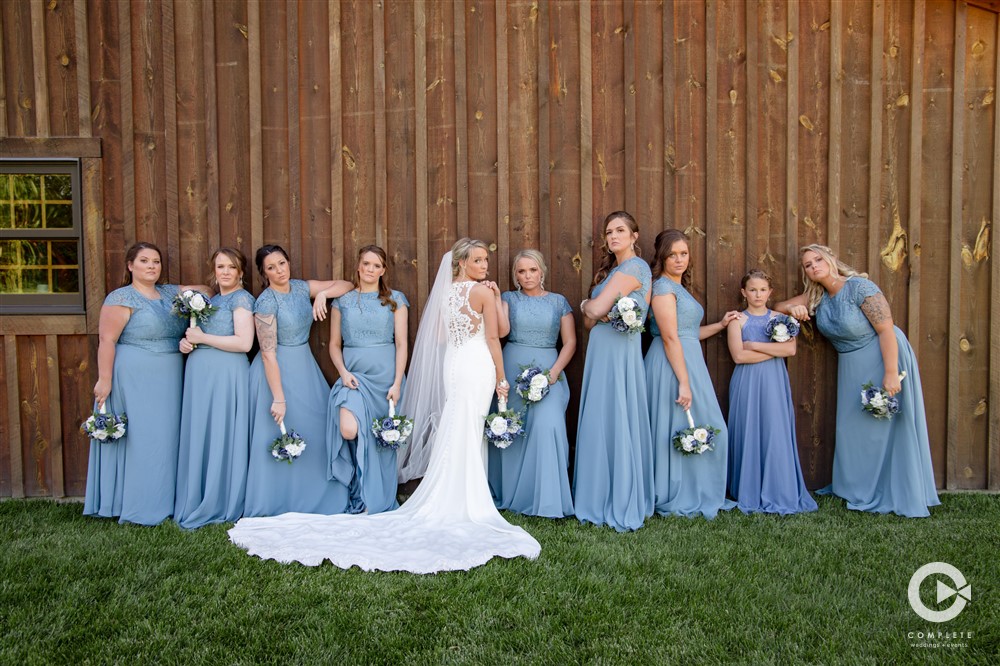 bride, complete weddings + events photography, wedding photographer, bridesmaids