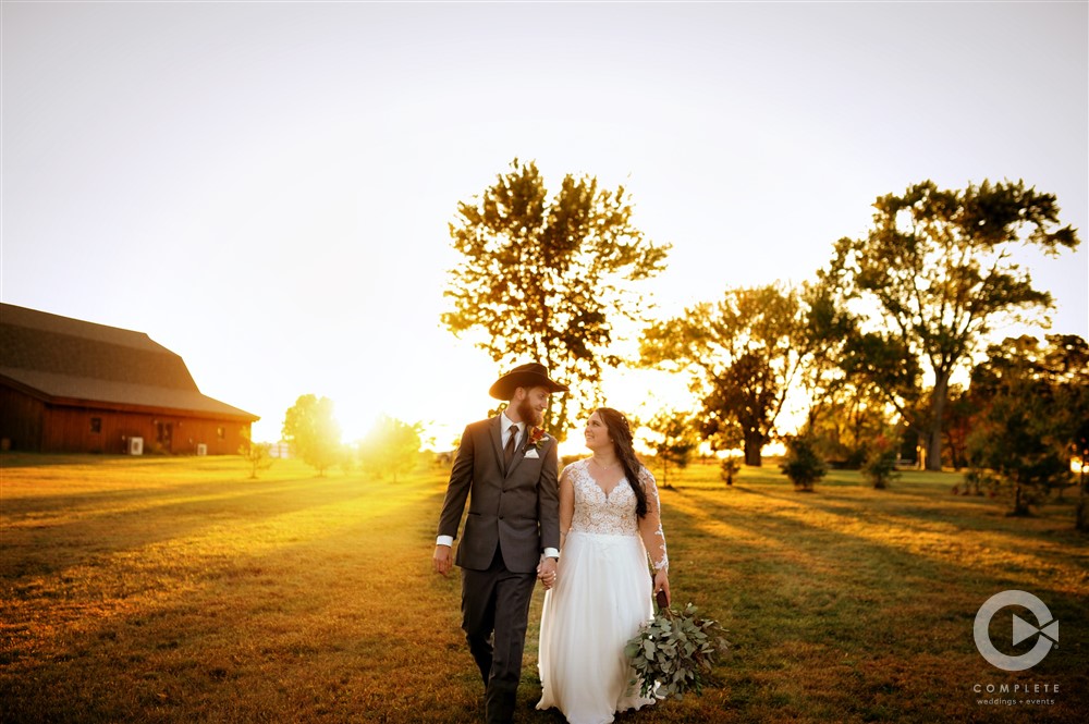 Sunkissed Fall Wedding Central Illinois Wedding Photography Chrisman Wedding Photography