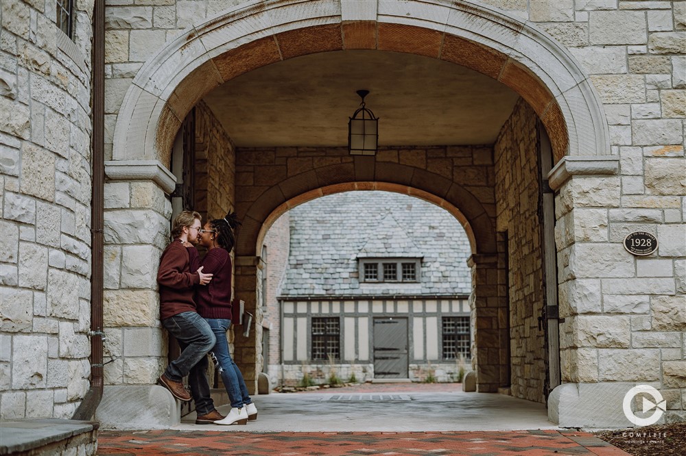 Ashley + Nikoli's Fall Engagement at McGraw Park in Bloomington, IL