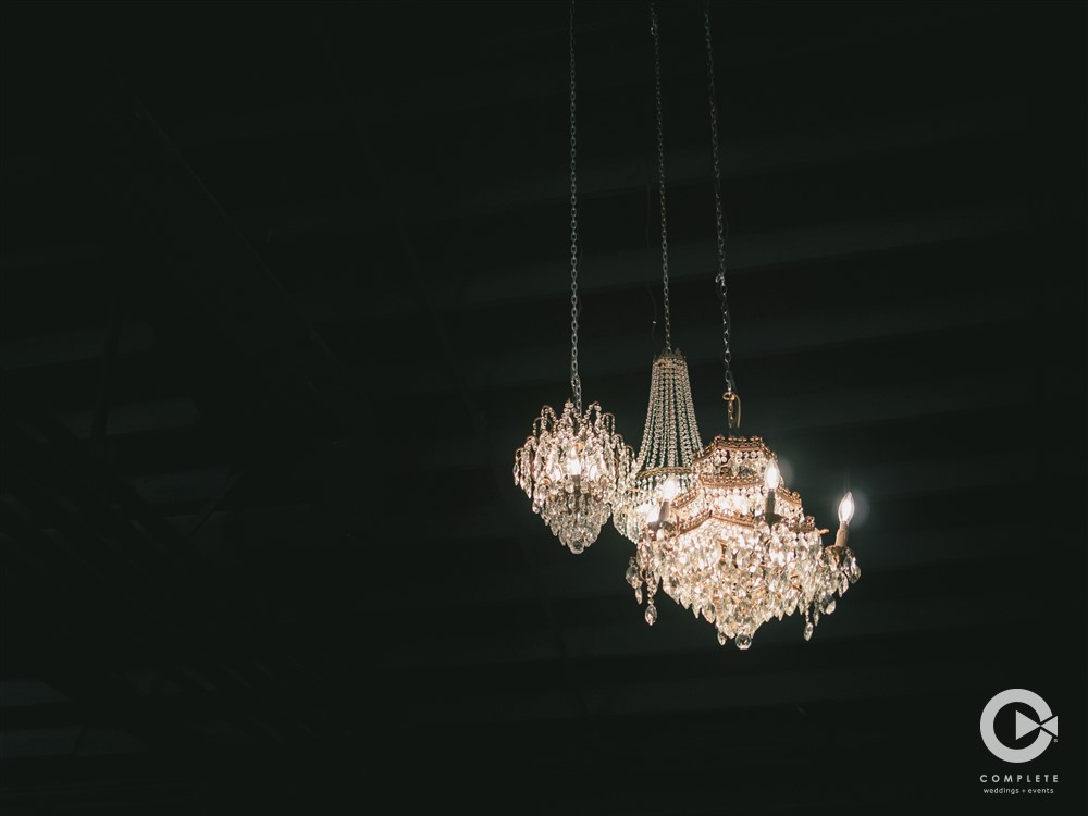 Chandelier at Venue Chisca