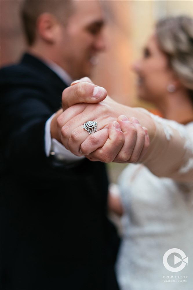 Close Up on Couple's Rings