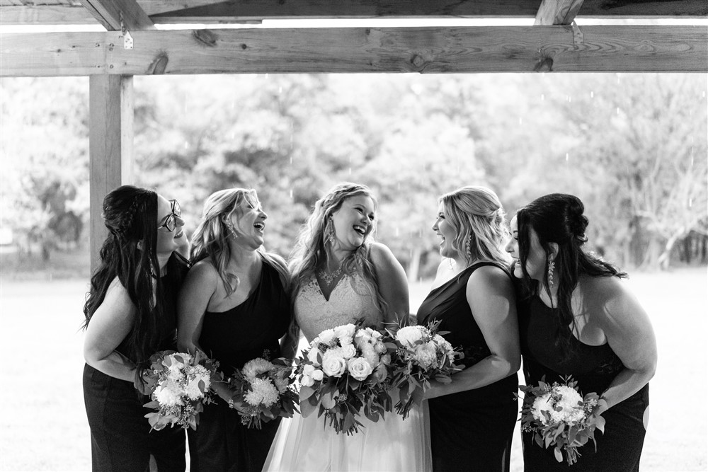 Bridesmaids Laughing, Complete Weddings and Events Photography, Candid Photo