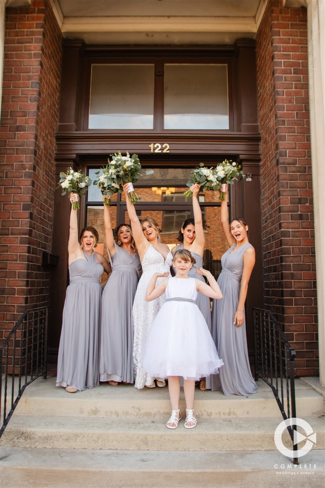 Bride, Bridesmaids, Illinois Photography, Complete Weddings + Events Photography