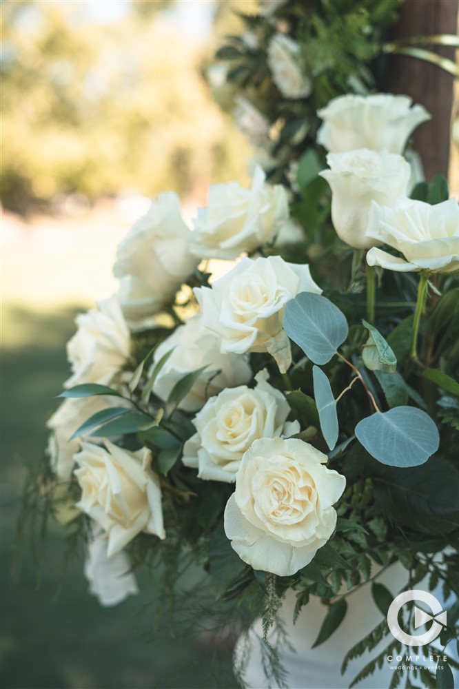 details shot, wedding, flowers