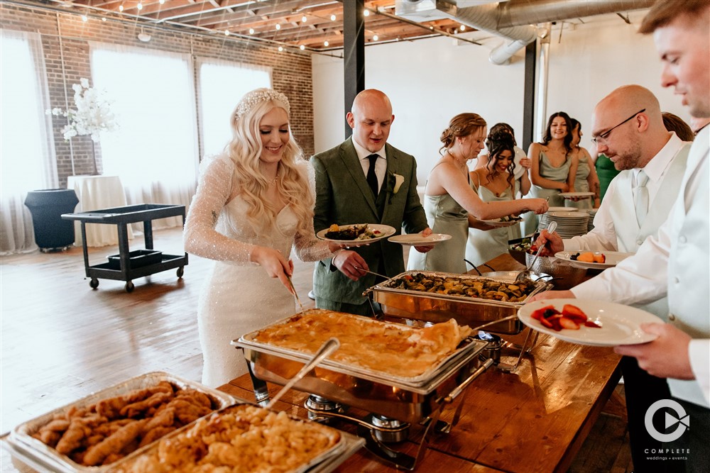 complete weddings + events photography, budget friendly wedding food