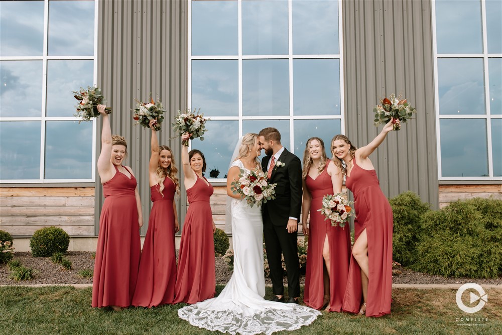 Complete Weddings + Events Photography, bridesmaids photos, wedding portraits, wedding party photos