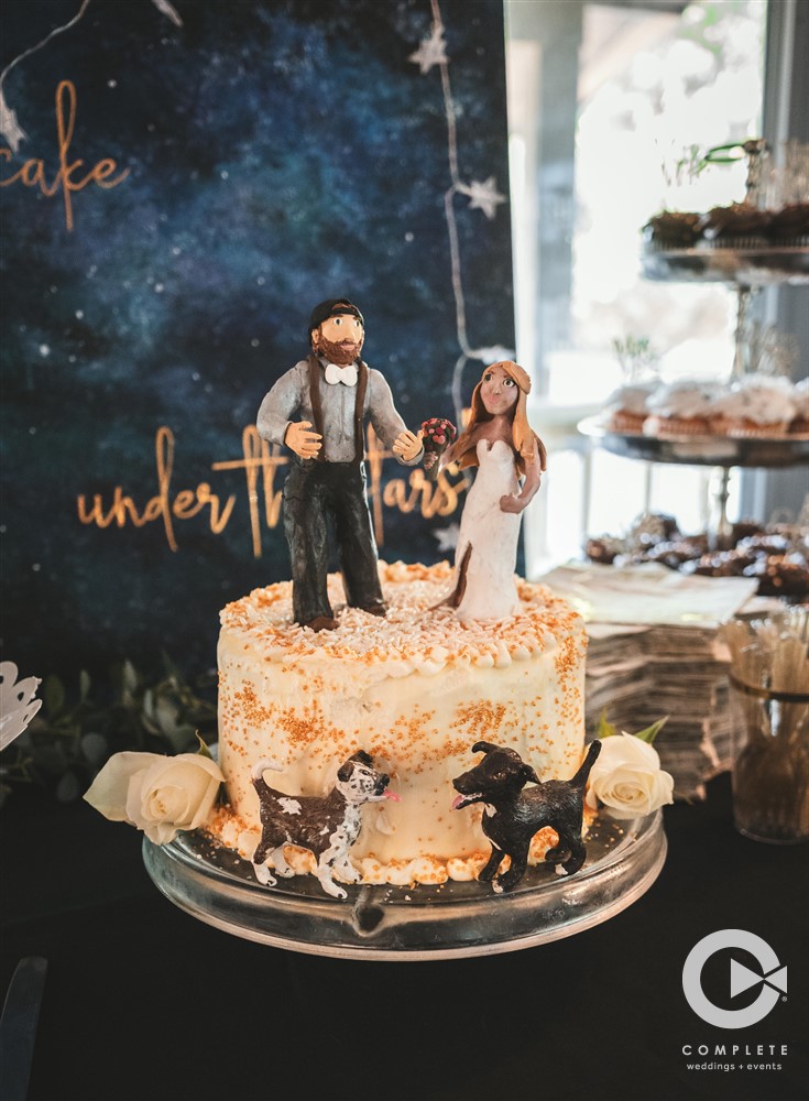Complete Weddings + Events Photography, wedding detail photos, wedding cake