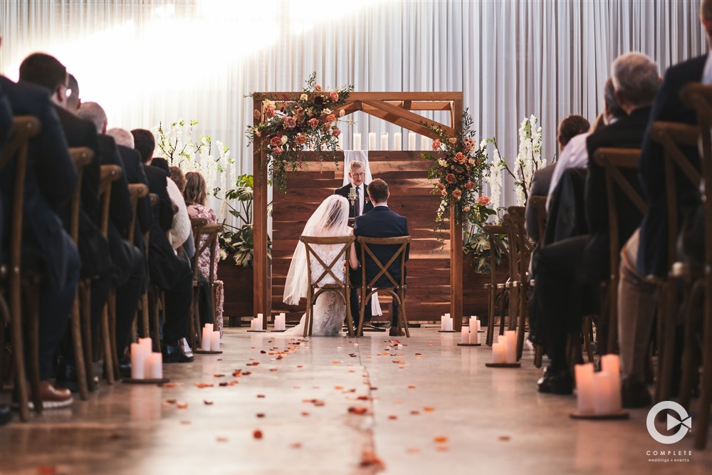 Complete Weddings + Events Photography, Wedding ceremony photos, wedding ceremony at carmon's