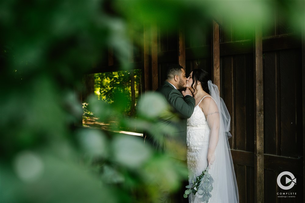 Zach + Emily's Fall Wedding Reception at the DoubleTree in Bloomington