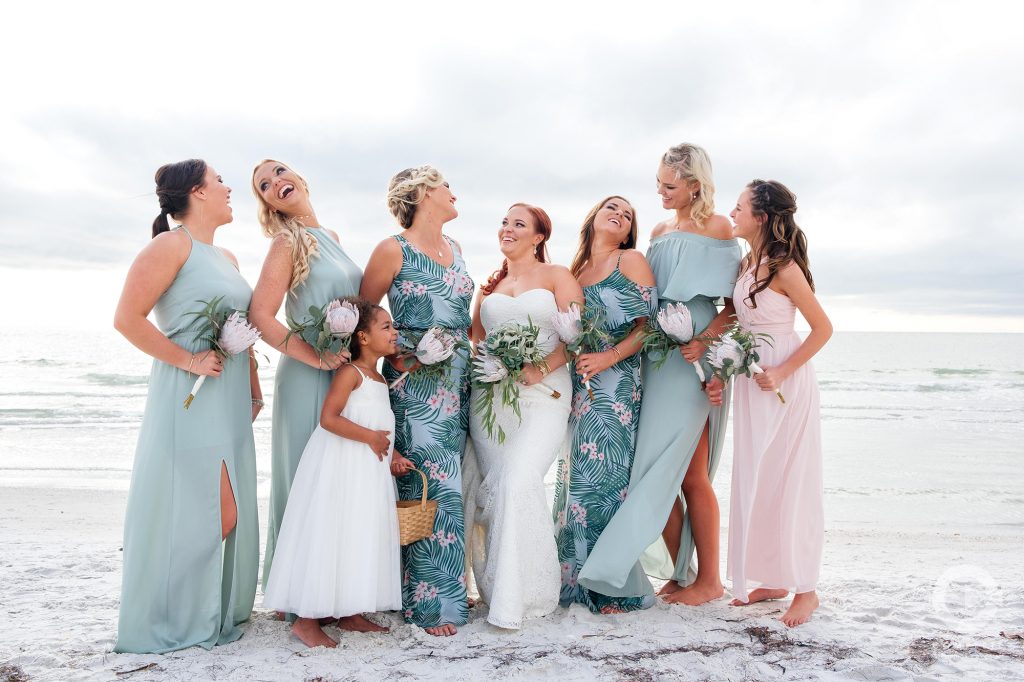 Complete weddings + events Beach Wedding Bridesmaids