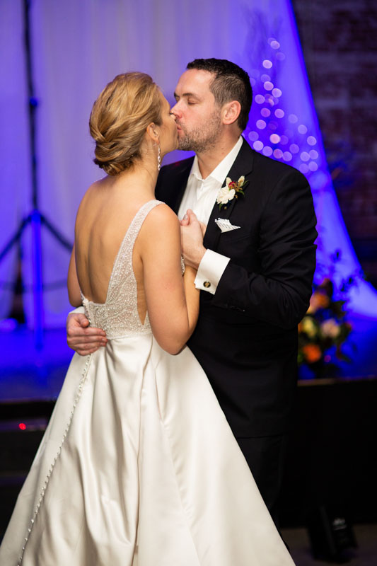 First Wedding Dance Kiss