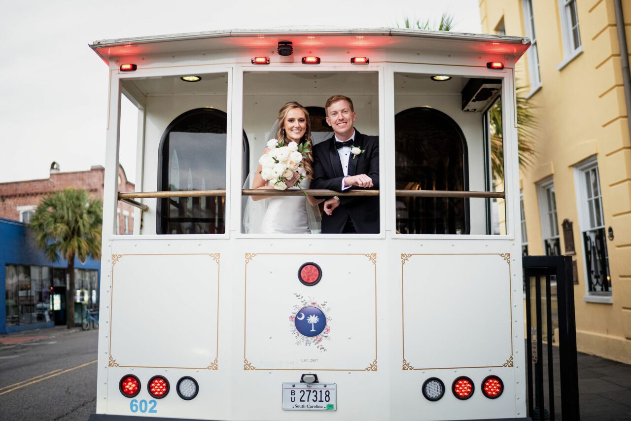 Low County Trolley Wedding