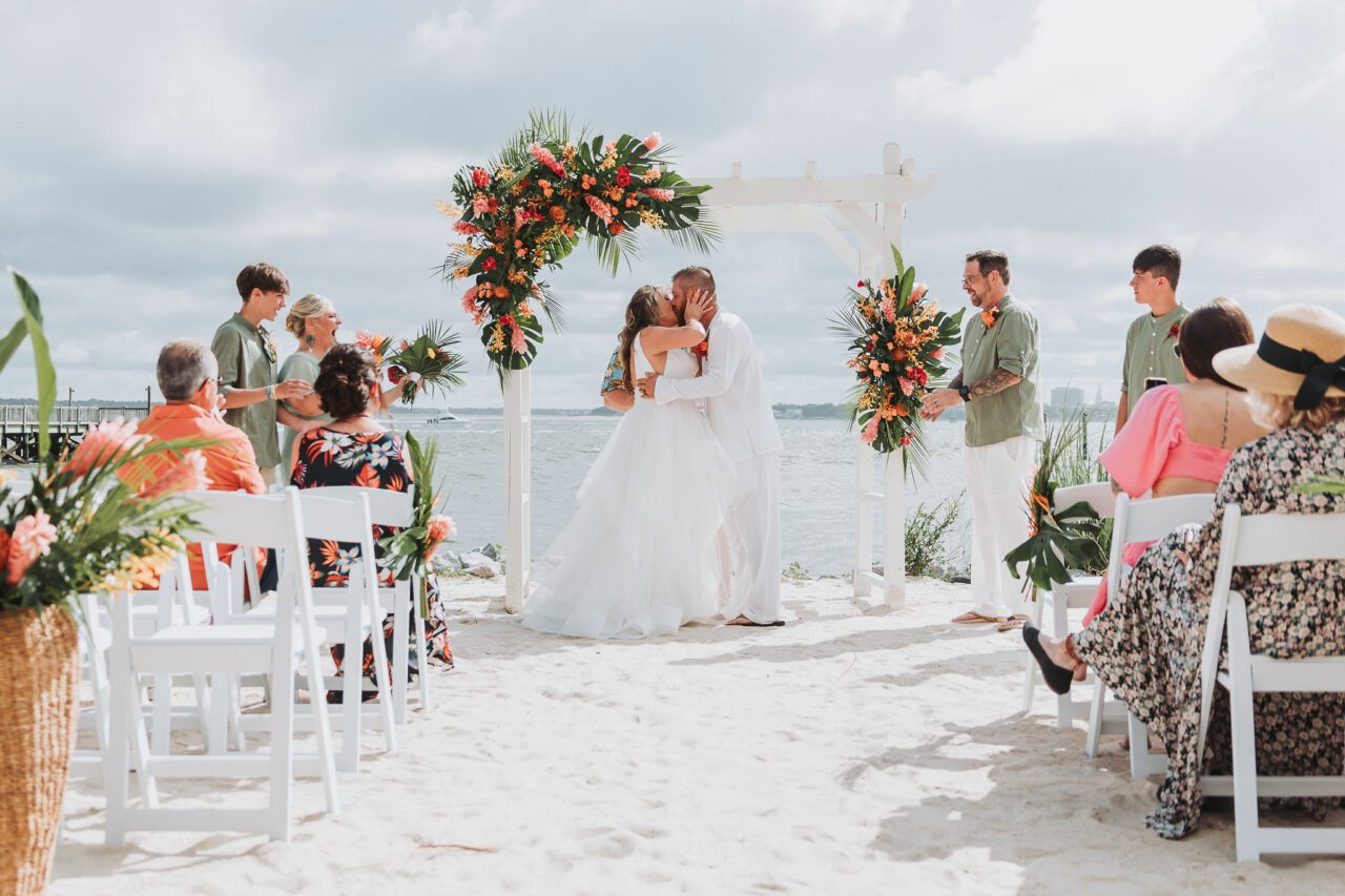 A Sunny Destination Wedding at Charleston Harbor Resort & Marina