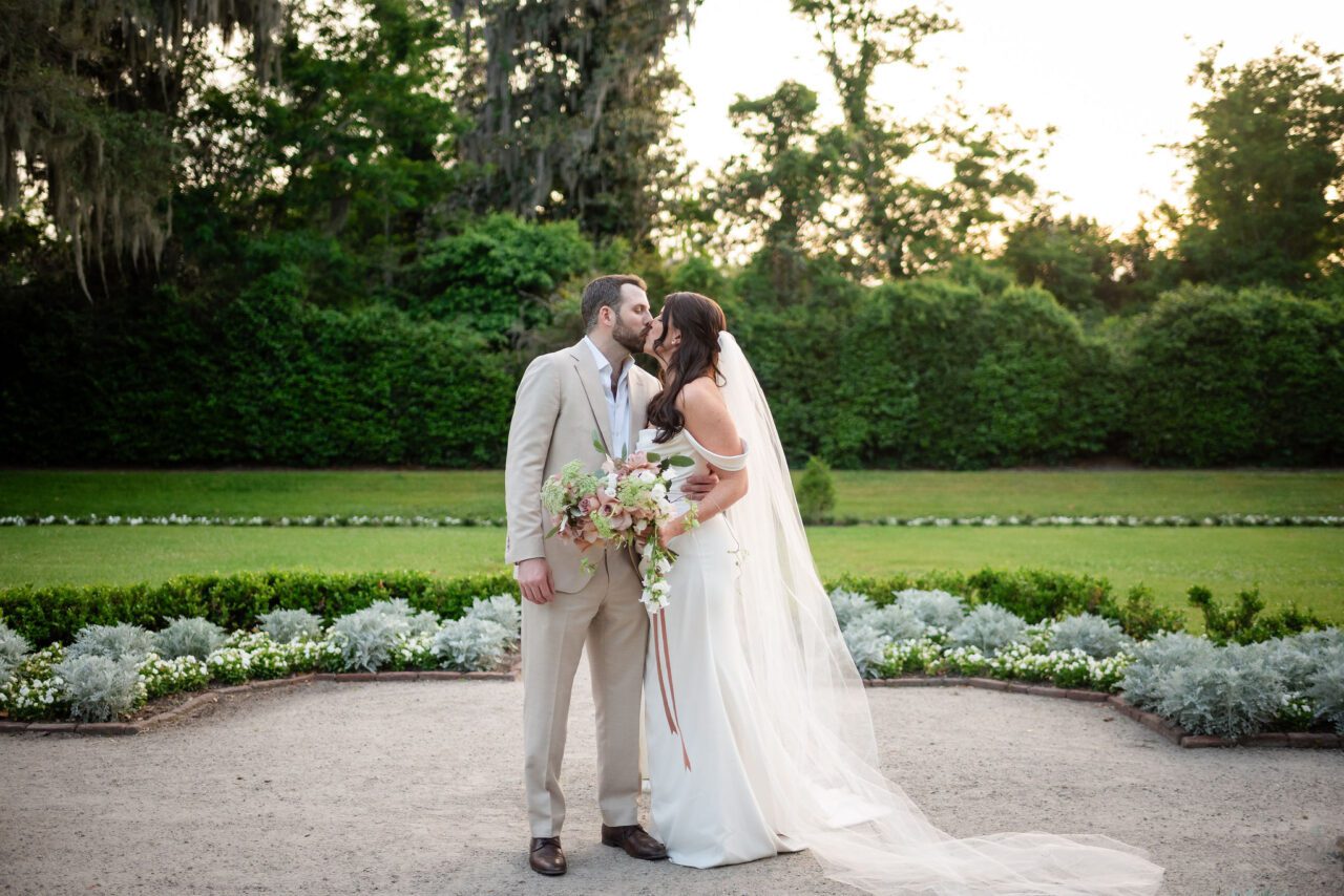 Wedding Couple at Middleton Place