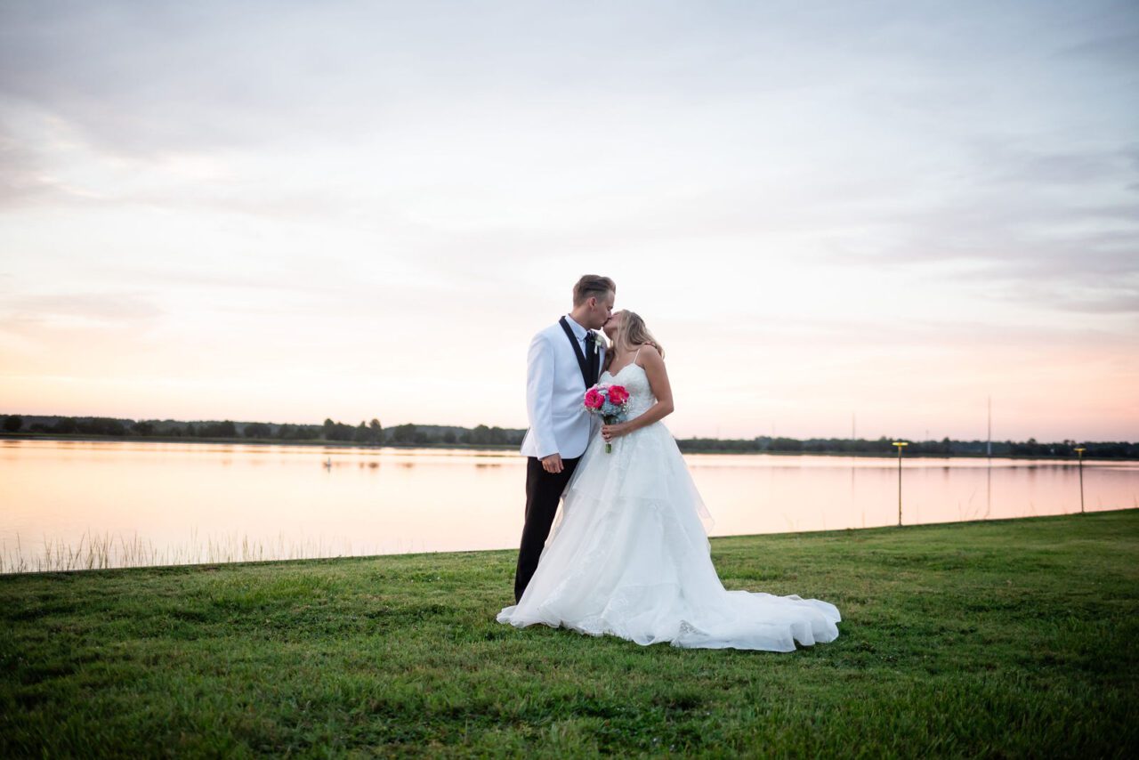 Wedding couple in Island House