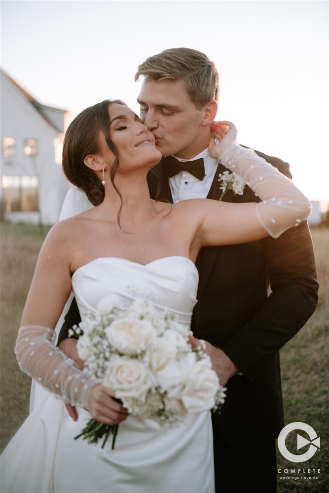 bride and groom photo - shot by wedding photographer Kate
