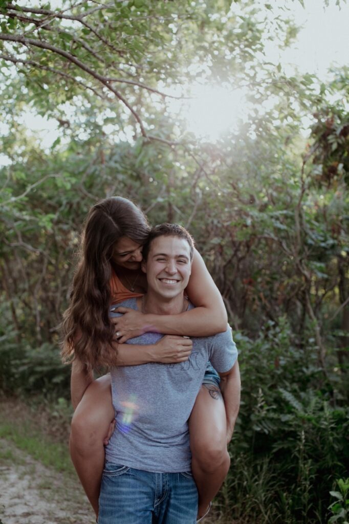 Outdoor Engagement Photo