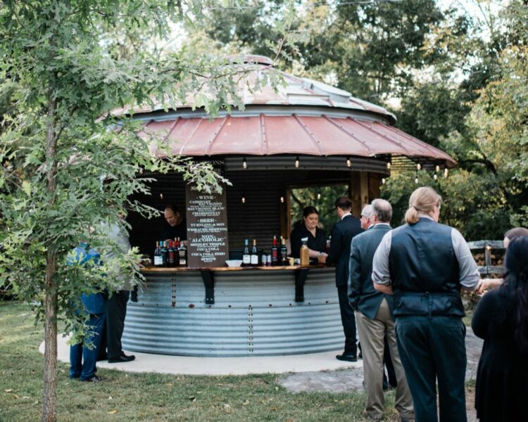 Barn Venues in Chattanooga: High Point Farms The Barn Outdoor Bar