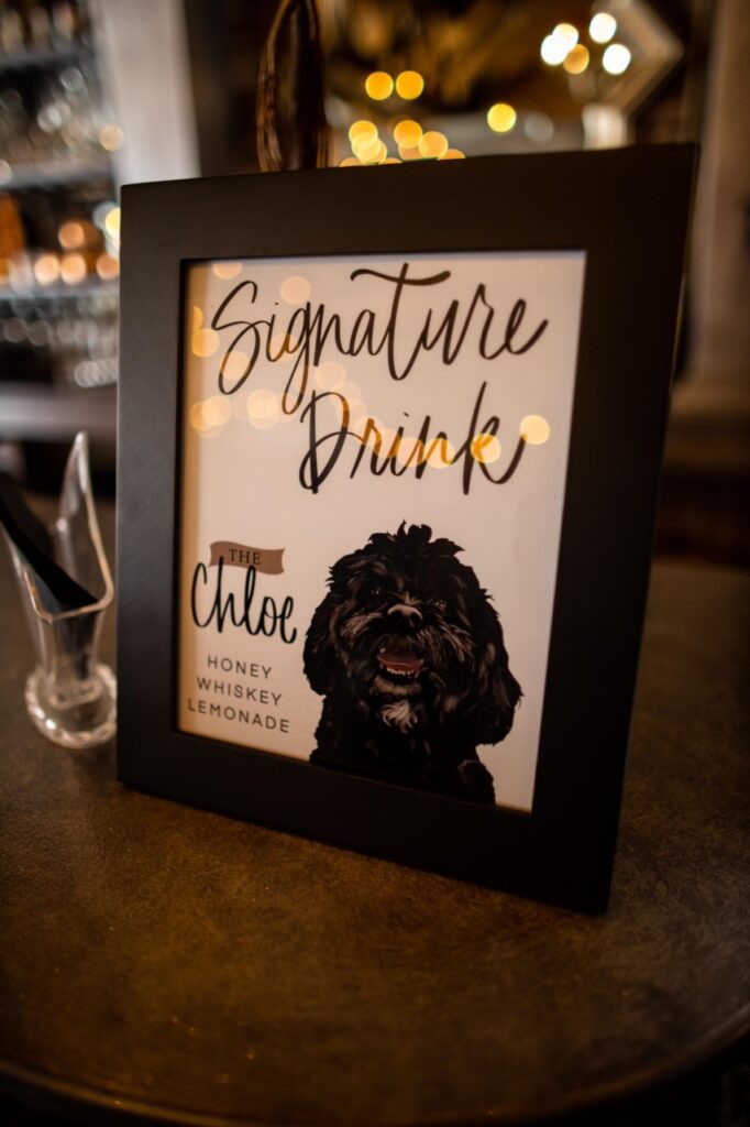 signature drink inspired by pet dog