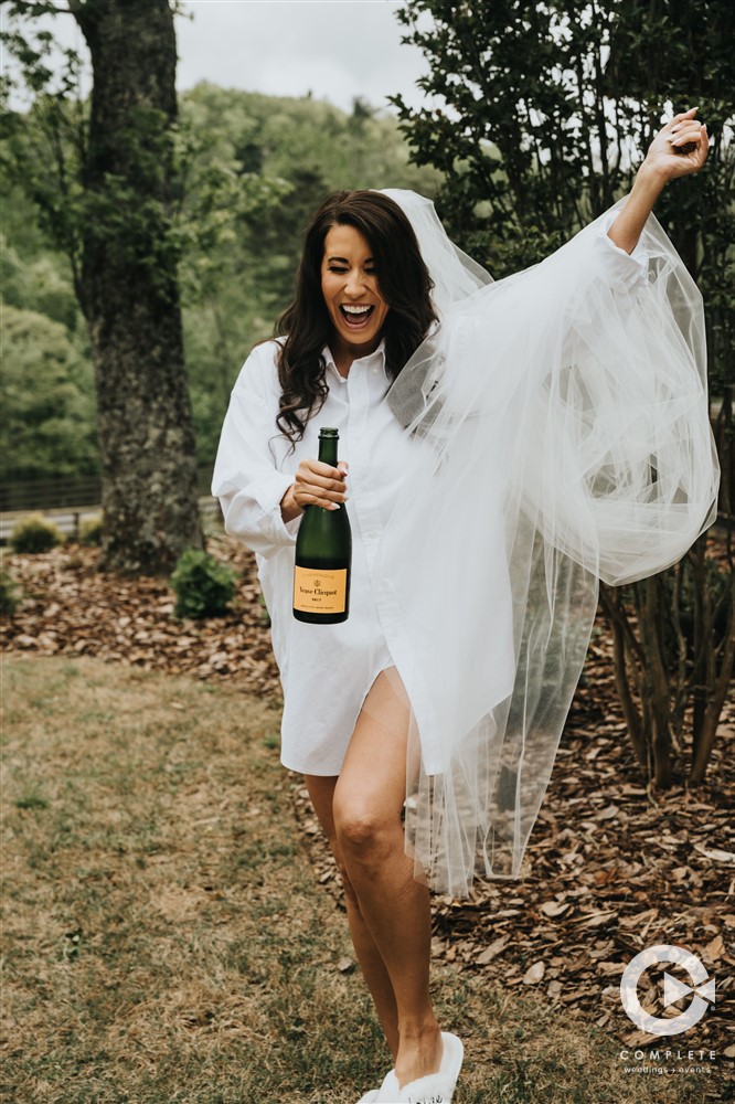 bride getting ready