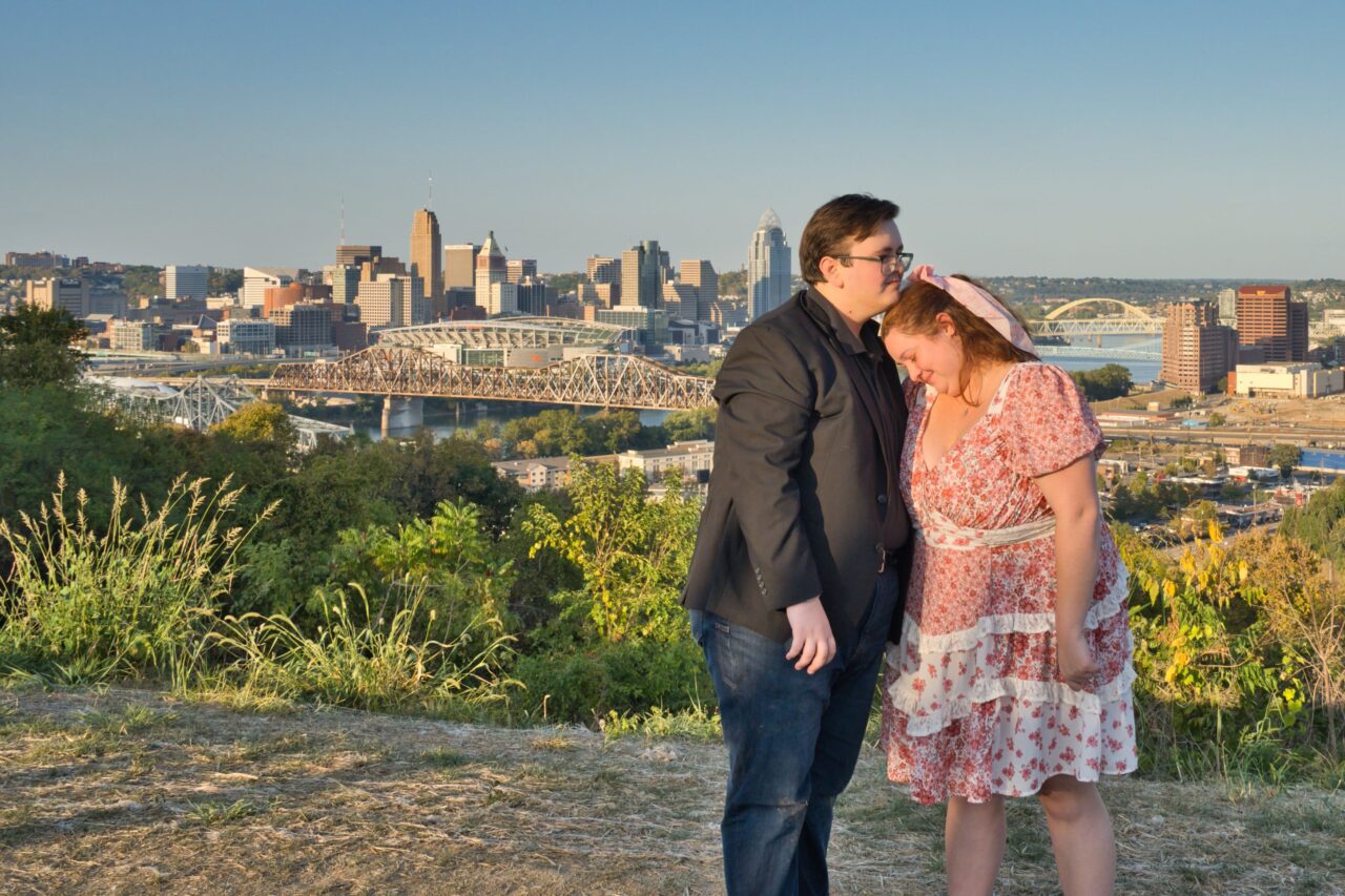 Proposal on the overlook at Devou Park in Northern Kentucky and near Drees Pavillion.