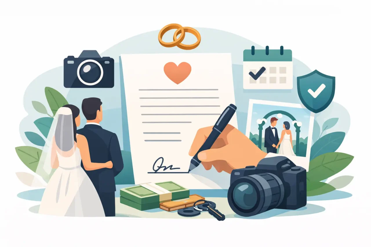 What a Wedding Photography Contract Should Cover