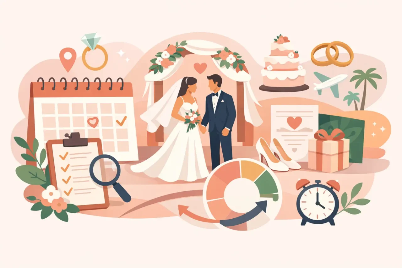 Wedding Planning Timeline Guide by Month
