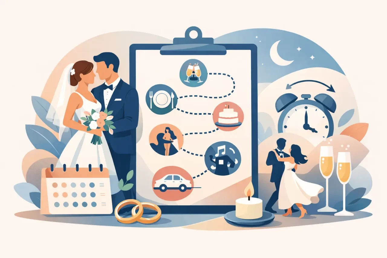 10 Best Wedding Reception Timeline Tips