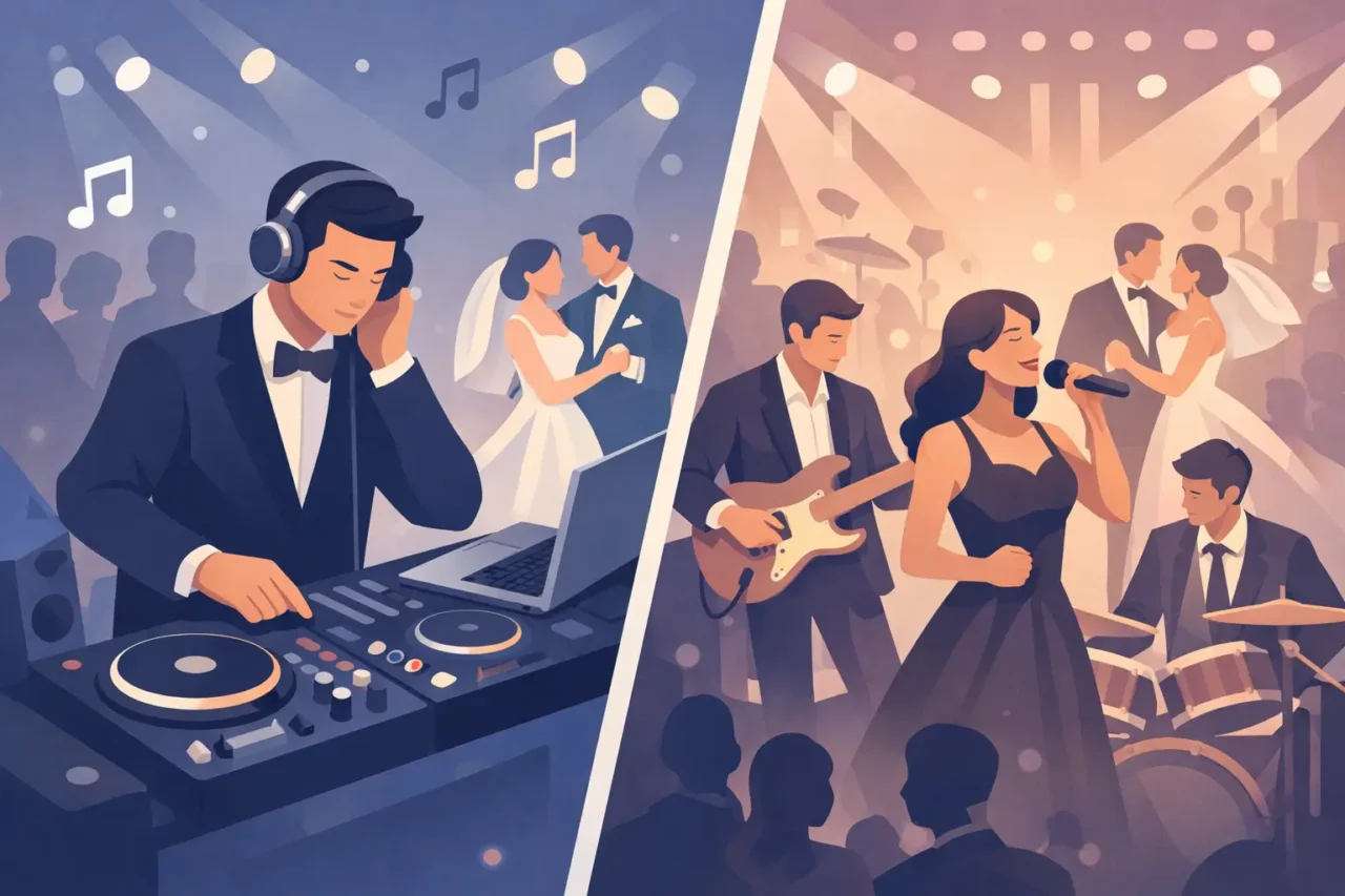 Wedding DJ Versus Band: Which Fits Your Day?