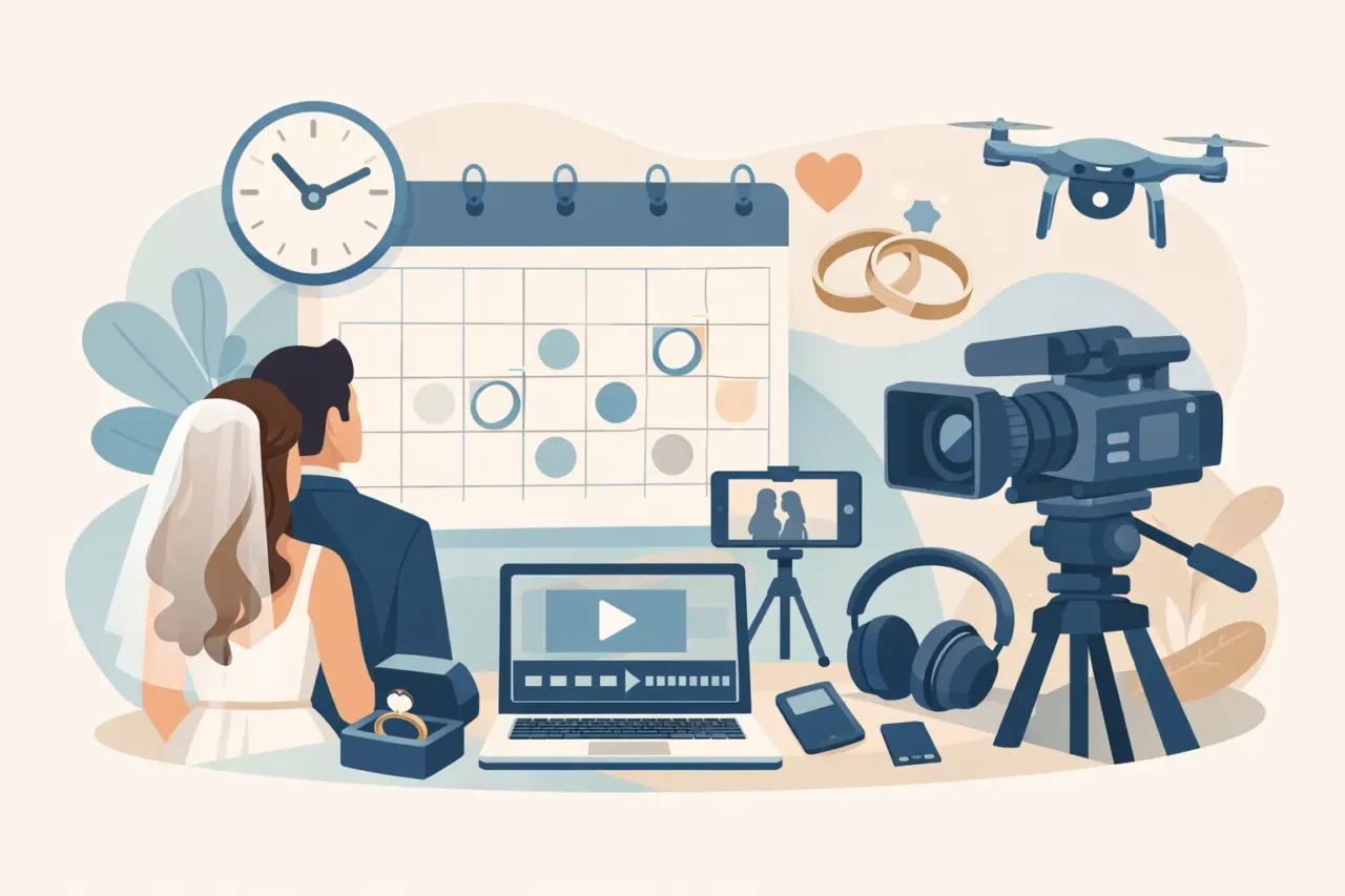 When to Book a Wedding Videographer for Your Day