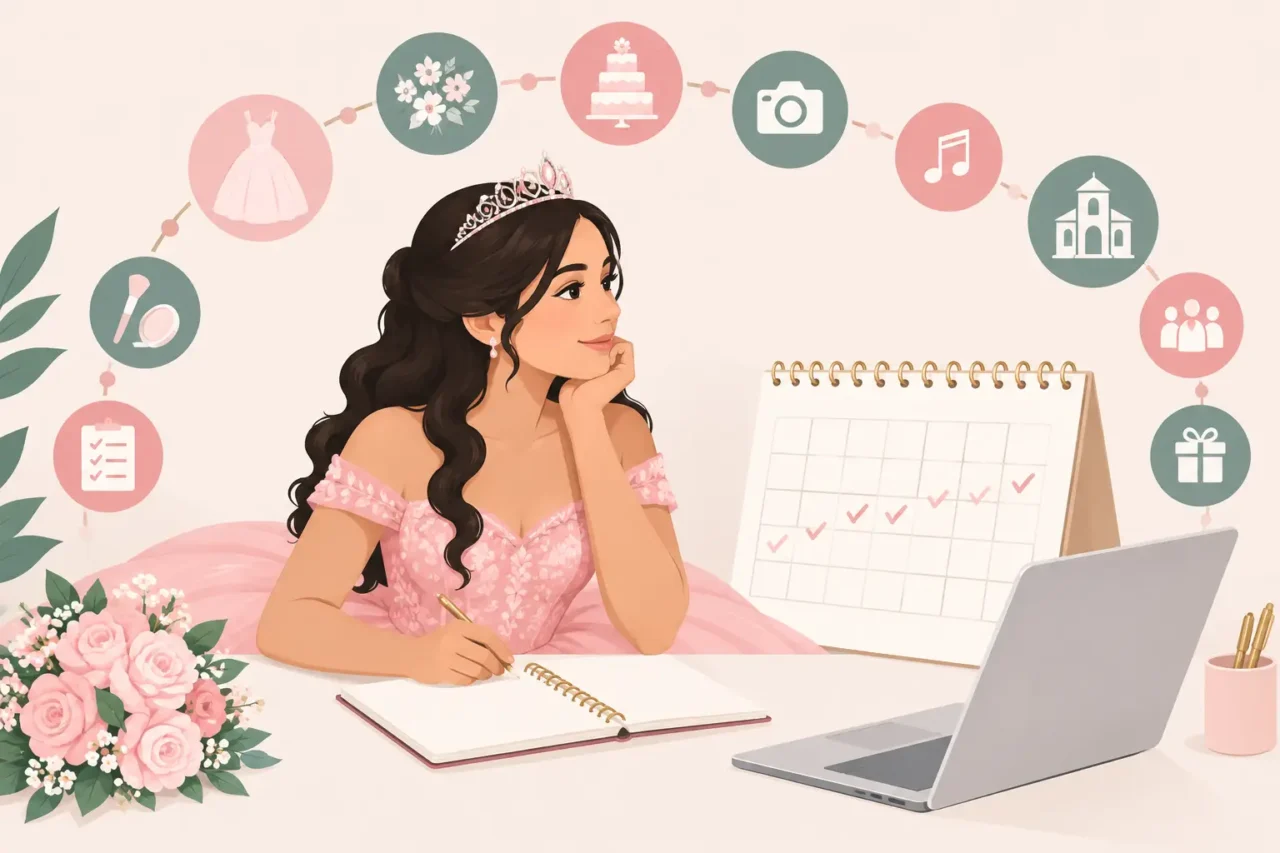 Quinceanera Planning Guide Timeline for 12 Months