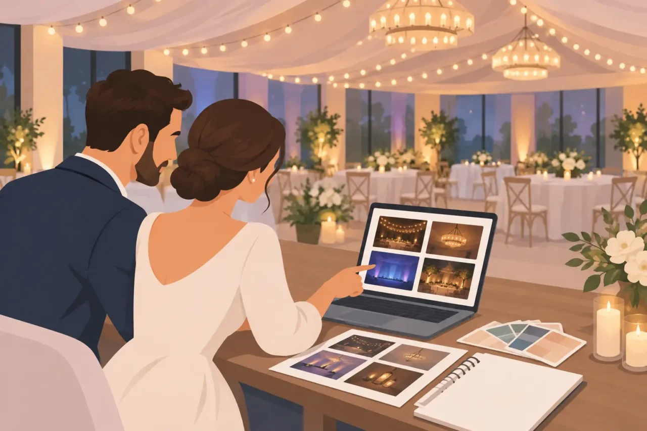 Reception Lighting Guide Couples Can Plan With Ease